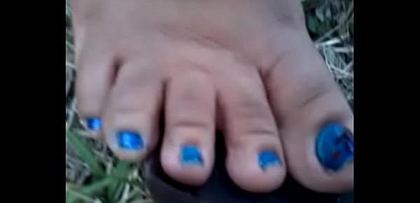  goddess dalton blue toes (Toehorny Prod)